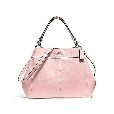 NEW WOMENS COACH (F28992) PETAL PINK PEBBLED LEATHER SMALL LEXY SHOULDER (Best Deals On Coach Purses)