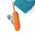 thumbnail image 1 of Juego de utensilios de viaje Omie OmieBox de acero inoxidable (naranja), 1 of 7