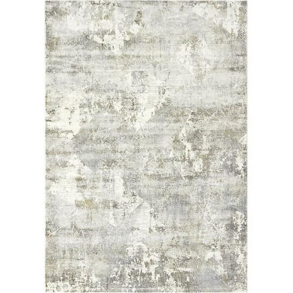 Dynamic Rugs CC243535190 2 ft. x 3 ft. 11 in. Castilla 3535 Rectangle Modern Area Rug - 190 Cream & Grey
