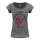 thumbnail image 1 of The Rolling Stones - Camiseta New York City 75 Burnout para Mujer (Gris Carbón), 1 of 2