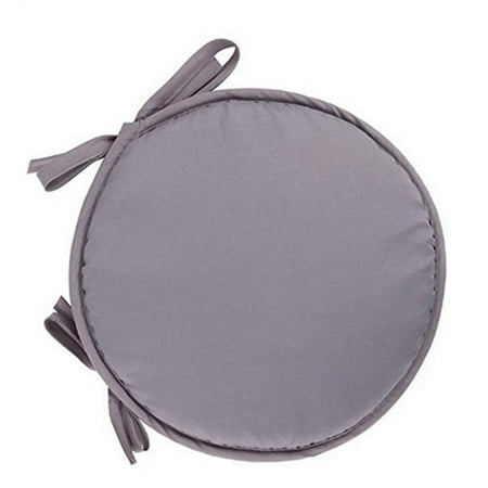 

Chair Seat Pad Bistro Round Chair Seat Pad Cushions Tie-on Kitchen Dining Removable Cover