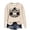 Beige, variant on ibiyuan Women's Halloween Graphic Sweatshirt Crewneck Quality Shirts for Women Trendy Pumpkin Season Pumpkin Embroidered Cotton Sweater Pullover Shirt Top Halloweens Couples Gifts