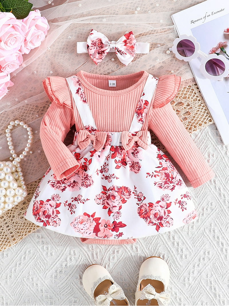 baby dress fall Fall Leopard bell sleeve dress - Soft Fabri main image 0