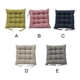 thumbnail image 3 of Yuarrent Cojín de asiento de lino Reemplazo cuadrado Verano PP Algodón Color sólido Indecolorable Hogar Oficina Sofá Cojín Accesorios Decoración del hogar Rosa, 3 of 6