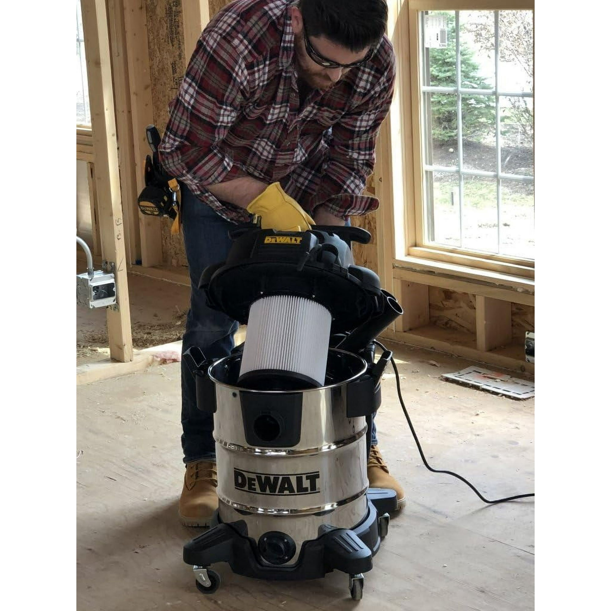 DeWALT DXV10S Vacuum cleaner canister bagless Walmart