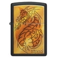 thumbnail image 2 of Zippo Flame and Dragon Black Matte Pocket Lighter, 2 of 7