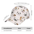 thumbnail image 2 of Easygdp Bulldog Face Baseball Cap with Adjustable Buckle – Lightweight, Breathable, Sweat-Absorbent Hat for Outdoor Activities, Sports, and Casual Wear, 2 of 6