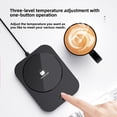 thumbnail image 3 of Cordless Mug Warmer Wireless Coffee Cup Heater With 3 Temperature Settings Auto On Off Desk Tea Coffee Mug Heater For Office Home Use, 3 of 9