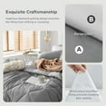 Cozy Reversible Queen Size Comforter Set Includes Soft Comforters