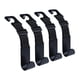 thumbnail image 5 of 4 ganchos para reposacabezas de asiento de coche, resistentes y versátiles, para guardar cosas. Negro, 5 of 9