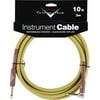 Fender Custom Shop Performance Series Cable, 10', Angled, Tweed