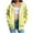 Yellow, variant on Fashion Zip Up Hoodie Sweatshirts for Womens Plus Size Stripe Pockets Zipper Long Sleeved Regular Top Hooded Sweatshirts Coat Outwear