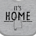 thumbnail image 4 of Inktastic It's Home- Alabama State Outline DIstressed Text Boys or Girls Baby Bib, 4 of 4