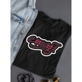 thumbnail image 3 of Emoji Graffiti Plaid - Red Urban Street Art Design Women's T-shirt, 3 of 4