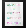 thumbnail image 2 of Prime, Marcus 15x18 Black Modern Framed Museum Art Print Titled - Greatest Happiness, 2 of 5