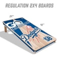thumbnail image 6 of YouTheFan MLB Los Angeles Dodgers 2' x 4' Cornhole Game, 6 of 6