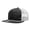 Black/white, variant on 6041 5 Panel High Profile Relaxed Cotton Blend Trucker w/Rope-White
