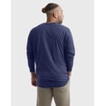 thumbnail image 4 of Hanes Originals Men's & Tall Men's Garment Dyed Long-Sleeve T-Shirt, Sizes S-4XLT, 4 of 5