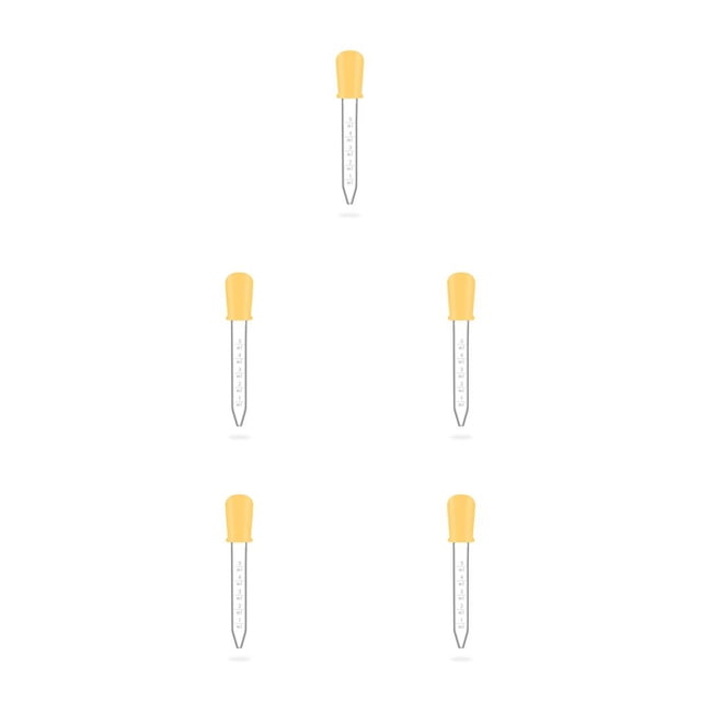 Matsuzay Pipetas de alimentación desmontables de plástico con gotero, lavable, reutilizable, experimento escolar, alimentador de alimentos infantil, Type2 NO2