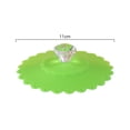 thumbnail image 3 of 2pcs Silicone Dust Free for Tea/Coffee/Milk Cup Heat Temperature Preserve Cup Caps Sealing Lid Cup Accessories Mug Cover GREEN 110MM 2PCS, 3 of 8
