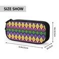 thumbnail image 2 of Sigee Mardi Gras4 for Portable Pencil Pouch with Zipper for Students, Artists, and Office Use, 2 of 5