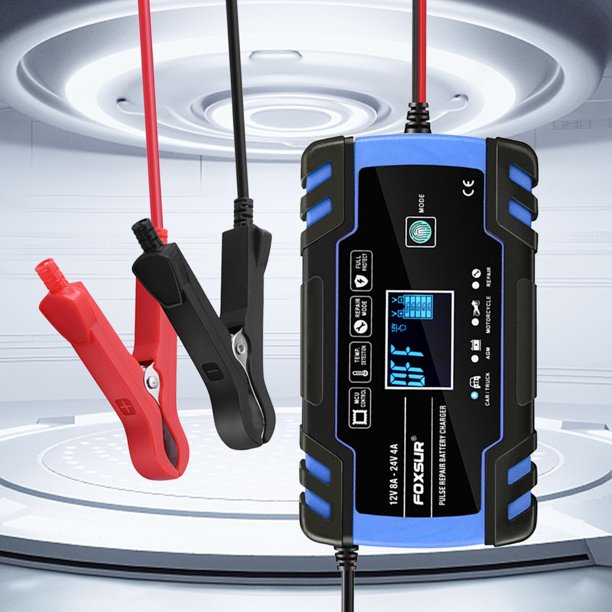 Auto Power Bank 3 etapas de carga Cargador de batería Accesorios para automóviles (UE)
