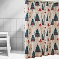 thumbnail image 6 of Christmas Shower Curtain Polyester Restroom Cover Nativity Scene Christmas Background Photography Decoration Bathroom Decor, 6 of 6
