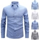 thumbnail image 5 of Ceisia Men Casual Fashion Denim Lapel Button Gift Long Sleeve Pocket Shirt Jacket, 5 of 7