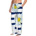 thumbnail image 2 of Daiia Daisy Striped Nautical Men's Sleep Pant with Pockets and Drawstring,Pajama Pants-XX-Large, 2 of 9