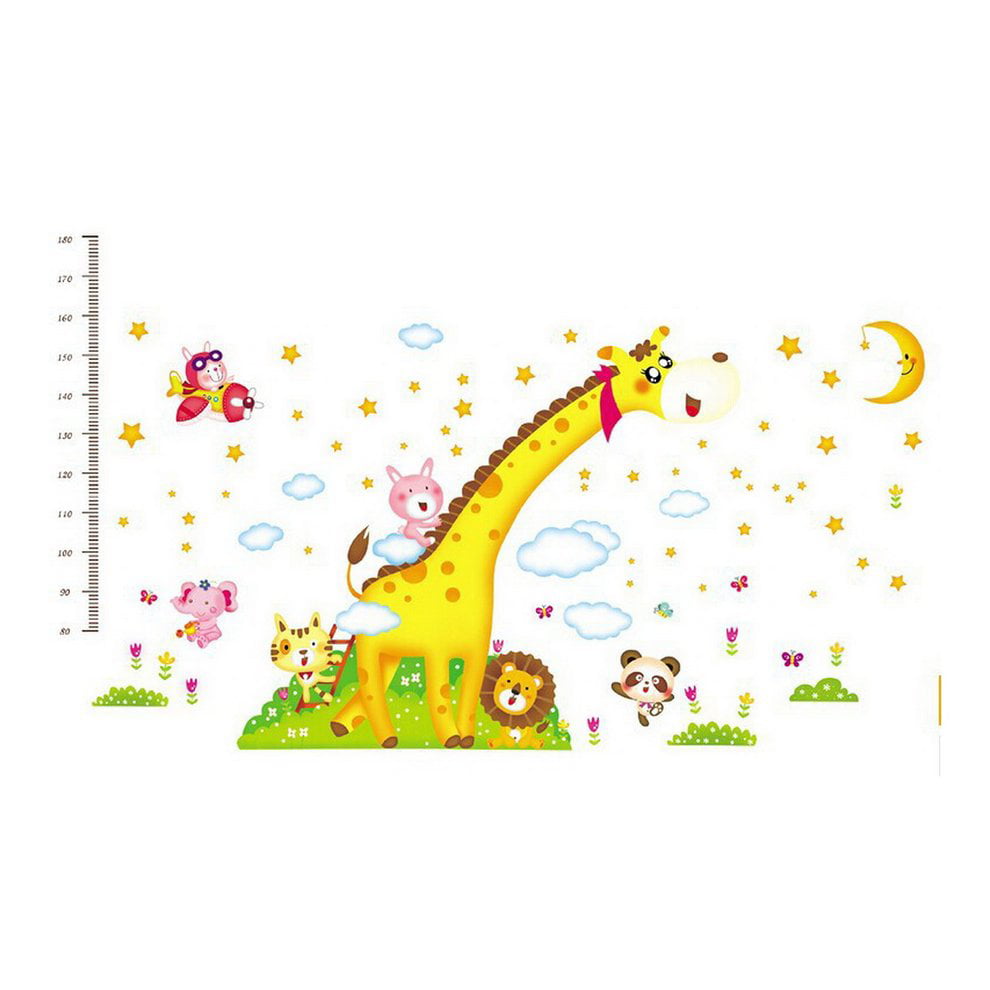 Height ruler Wall Sticker Giraffe can remove stickers 60x90 two spell  family familiar article of everyday use | Walmart Canada