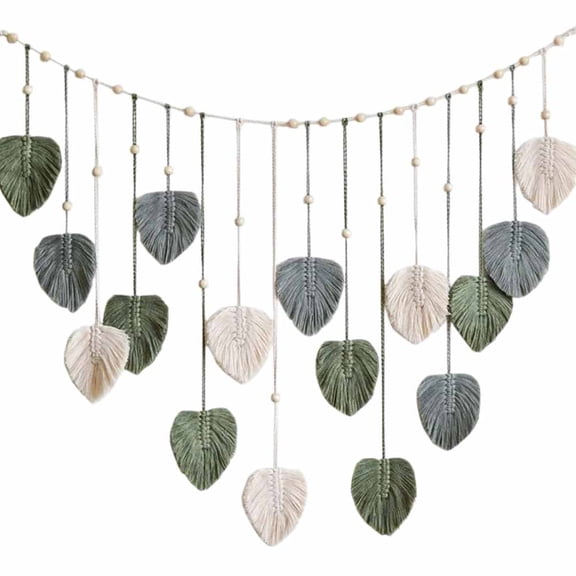 Boho Macrame Wall Hanging | Handmade Tapestry Home Decor 47.3"W x 29.5"L