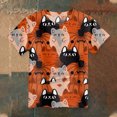 thumbnail image 6 of KPVEVIQ Girls Boys Halloween Shirt Cute Ghost Shirt Boy Halloween Shirt Kids Pumpkin Fall Short Sleeve Tee Tops, 6 of 7