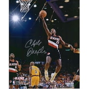 Clyde Drexler Portland Trail Blazers Autographed 8" x 10" Lay Up vs. Los Angeles Lakers Photograph - Fanatics Authentic Certified