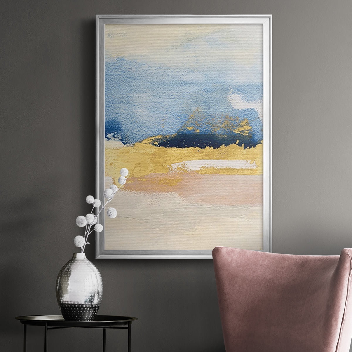 Pampa II Premium Framed Print, in Gold, Black, or Silver - Ready to Hang