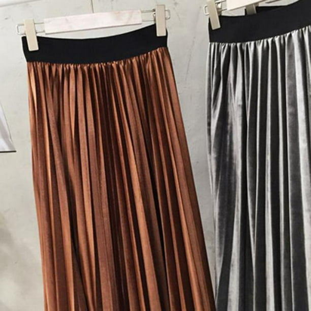 Silver pleated skirt clearance 2020