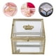 thumbnail image 5 of Caja de vidrio cuadrado Joyero de joyería Caja de baratijas Caja de almacenamiento de la pantalla de recuerdo, 5 of 7