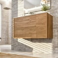 thumbnail image 5 of EVIVA Prancer 44 Inch Oak Wall Mount Bathroom Vanity, 5 of 6