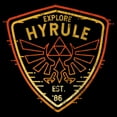 thumbnail image 2 of Men's Nintendo Explore Hyrule Badge Graphic T-Shirt, 2 of 5