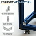 thumbnail image 3 of Aluminum Extrusion Profile Connector Set, 4080 Series Corner Brackets,2 Set, 3 of 6