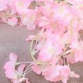 thumbnail image 2 of 1.8m 256 Simulated Artificial Sakura Flower Garland Hanging Vines for Spring Home Room Wedding Party Decor Light Pink, 2 of 6