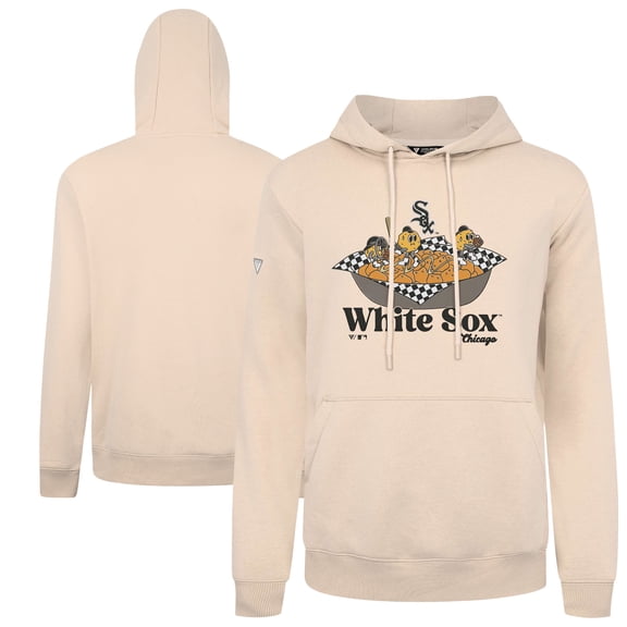 Men's-Levelwear Khaki Chicago White Sox Podium Ballpark Food Pullover Hoodie