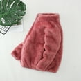 thumbnail image 6 of CAICJ98 Boys Girls Fleece Jacket Winter Warm Stand Collar Zip Up Winter Coat Toddler Boy Girl Solid Loose Lightweight Outwear with Pocket (Red,7-8 Years), 6 of 7