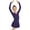 Navy, variant on BFHHYA Girls Ballet Leotards Long Sleeve Round Neck Ballet Dress Casual Solid Color Chiffon Skirt Leotard for Girls 3-15 Years