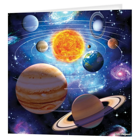 3D LiveLife Greeting Card - You Are Here by Deluxebase. Colorful Lenticular Space Card Any Occasion