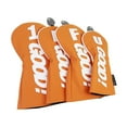 thumbnail image 2 of 4 fundas de madera para palos de golf, protectores para palos de golf para adultos y deportes al aire libre. Naranja, 2 of 9