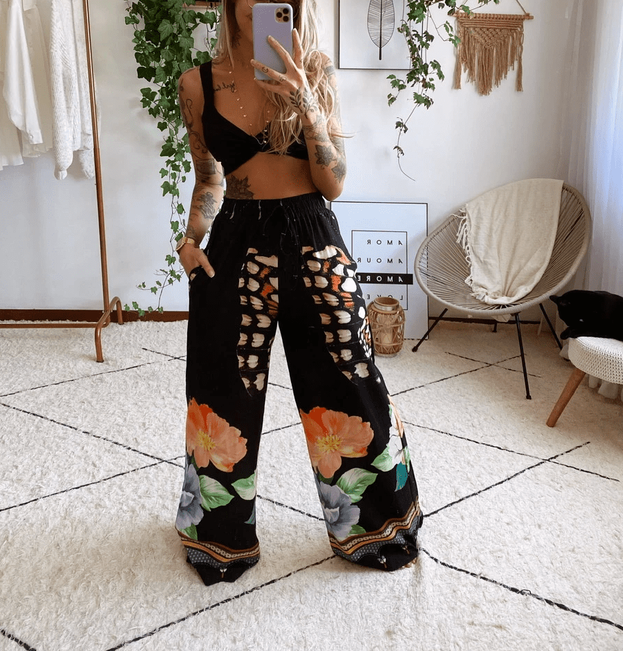 How to wear wideleg trousers 10 chic outfits to recreate this season   HELLO