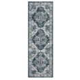 thumbnail image 3 of Garvee 2'x6' Kitchen Runner Rug Vintage Medallion Rug Non-Slip Bedroom Runners Rug for Hallway Laundry Room, Blue, 3 of 8