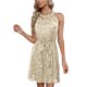 thumbnail image 3 of Craaazy Women's Sparkle Sleeveless Slim Dress Gifts, 3 of 9