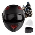thumbnail image 5 of Casco Abatibles Motos Motocicleta Anti Niebla Espejo Doble, 5 of 5