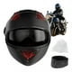 thumbnail image 5 of Casco Abatibles Motos Motocicleta Anti Niebla Espejo Doble, 5 of 5